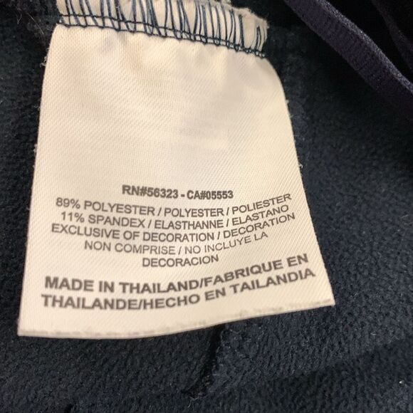 Nike Dri-Fit Black Fleece Tapered Ankle Zip Athletic Sweatpants Size L - Picture 5 of 14